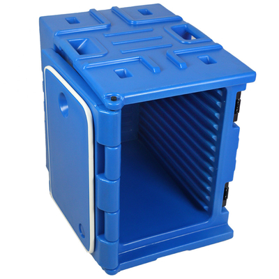 Porteur de casserole de nourriture isolée bleue avec poignées en nylon capacité 90L pour un transport facile