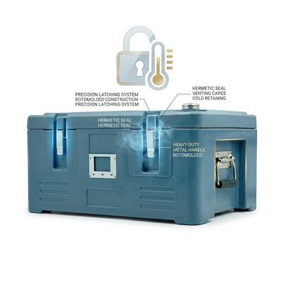 Rétention de chaleur 45L Pâtisserie isolée de transport de nourriture GN Pâtisserie de restauration boîte de transport thermique