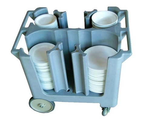 Chariot réglable Big Awivel Casters de plat de Rotomolded avec le frein