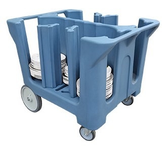 Le stockage de plat de restaurant transporte en charrette le chariot à vaisselle