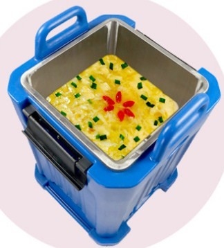 nourriture isolée par produits Pan Carriers For Hot Food de 50L Rotomoulded