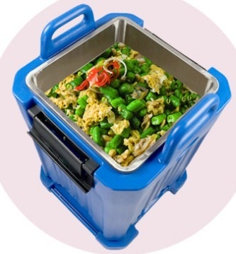 nourriture isolée par produits Pan Carriers For Hot Food de 50L Rotomoulded