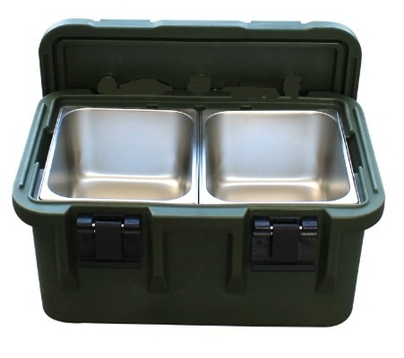 33L a isolé les conteneurs de transport de nourriture GN Pan With Seal Carrier