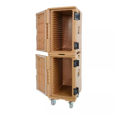 Nourriture isolée en plastique Pan Carrier Hot Cold Holding 120L de Rotomolding