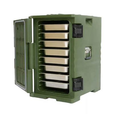 Nourriture isolée en plastique Pan Carrier Hot Cold Holding 120L de Rotomolding