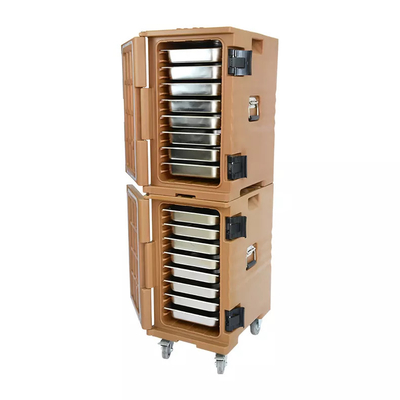 Chariots isolés commerciaux de transport de Pan Carrier Catering Thermo Box de nourriture