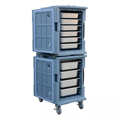 Chariots isolés commerciaux de transport de Pan Carrier Catering Thermo Box de nourriture