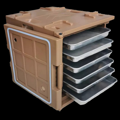 le Cabinet plus chaud non électrique de la nourriture 120L a isolé les récipients d'entreposage en plastique