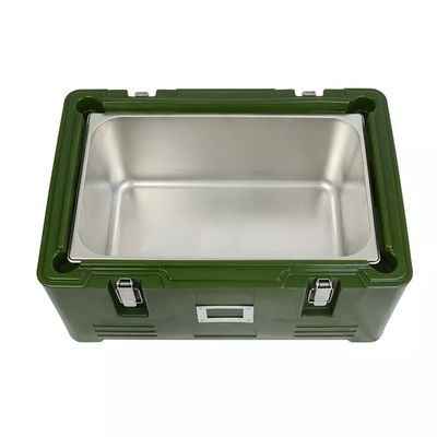 L'acier inoxydable GN a isolé la boîte thermique 30L de PE de Pan Carrier Rotomold Plastic de nourriture