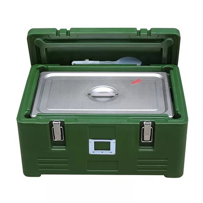 L'acier inoxydable GN a isolé la boîte thermique 30L de PE de Pan Carrier Rotomold Plastic de nourriture