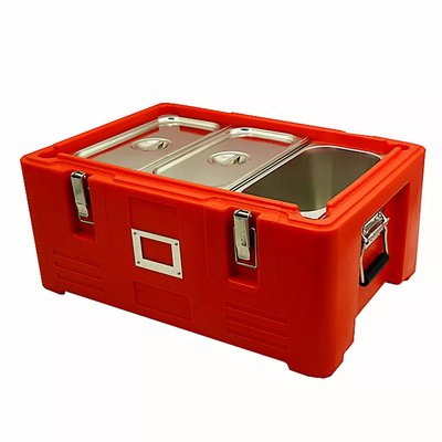 L'acier inoxydable GN a isolé la boîte thermique 30L de PE de Pan Carrier Rotomold Plastic de nourriture