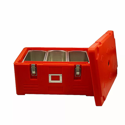 Cabinet plus chaud de plastique isolé de conservation de la chaleur 12kgs de nourriture de conteneur de nourriture