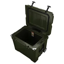 les refroidisseurs de 40L Rotomolded glacent la boîte de coffre avec télescoper des roues de poignée