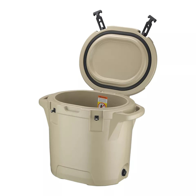 Une boîte de rangement plus fraîche de boisson de glacière de glace de plage en plastique de Rotomolded