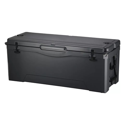 une boîte plus fraîche de roues de produits de 180L Rotomoulded pour le réfrigérateur de conteneur de nourriture d'entreposage dans la glace