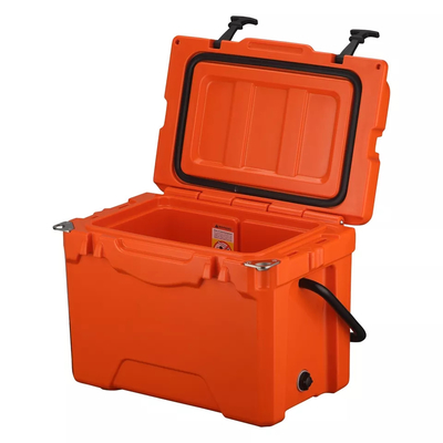 Produits portatifs de Rotomoulded de coffre de glace de la livraison roulant la boîte 25L de refroidisseur de transport