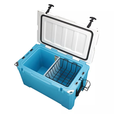 Boîte isolée en plastique de refroidisseur de travaux forcés de nourriture de pêche de refroidisseur de glace de Rotomoulded