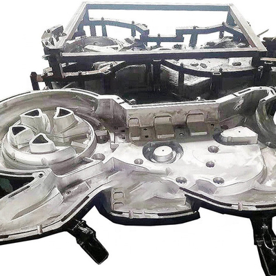 Meurent les machines de moule de bâti de rotation de fonte Shell Aluminum Rotomolding