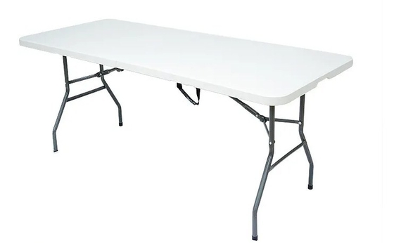 Le corps creux blanc soufflage l'écurie extérieure en plastique portative 8ft de chaise de Tableau se pliant 240cm