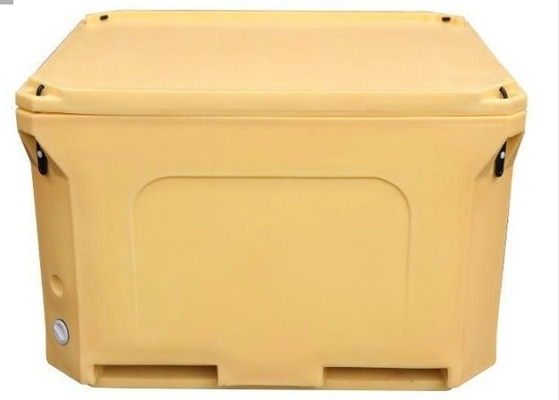 Container de transport d'aliments isolés de 1000L / conteneur de transport d'aliments chauds avec roues en forme de palette au fond