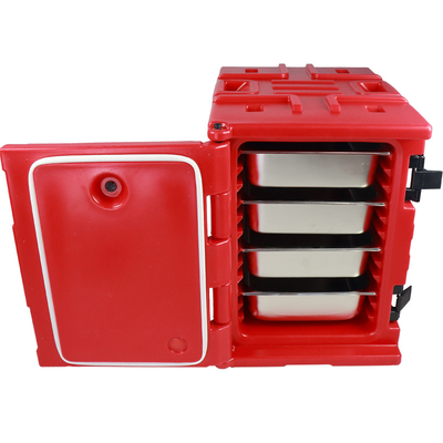 Boîte de transport alimentaire isolée pour sandwichs à chaud de 90 L
