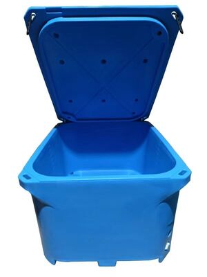 Boîte de refroidisseur rotomoldée rectangulaire de 1000L pour stockage et transport isolés