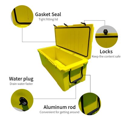 Glacière rotomoulée de grande taille 240QT – Glacière extérieure robuste pour la pêche et les voyages