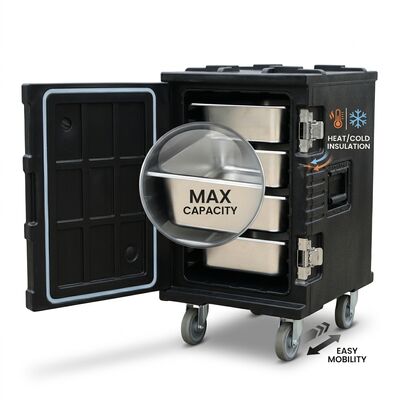 Réchauffeur et refroidisseur de poêle 55L Porteur thermoélectrique isolé en double mode Contrôle de température actif CC