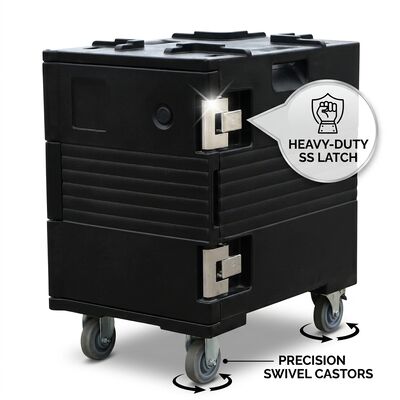 Boîte de transport thermique à soupe en vrac 38L