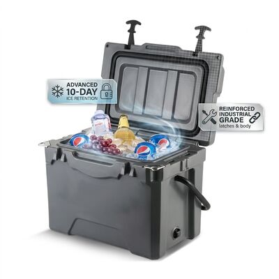 Boîte de refroidisseur à rotation portable extérieure de glace de qualité alimentaire LLDPE pour camping et pêche