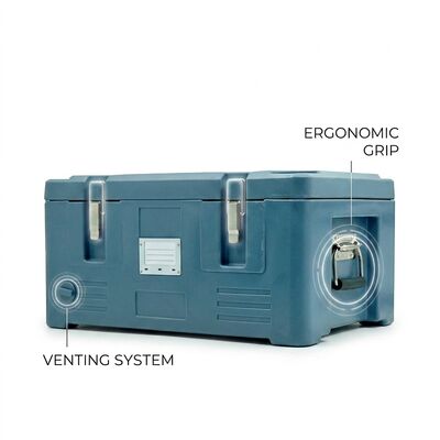 30L Pan alimentaire isolé Porteur plateau de cuisson lourd Travail de cuisson