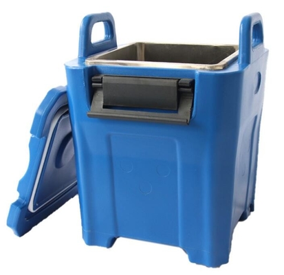 50L a isolé le réservoir d'acier inoxydable de transporteur de soupe avec quatre roues