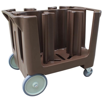 Transport sûr commode commercial réglable de chariots de plat