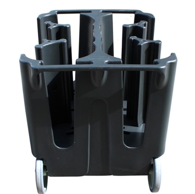 Chariot réglable Big Awivel Casters de plat de Rotomolded avec le frein