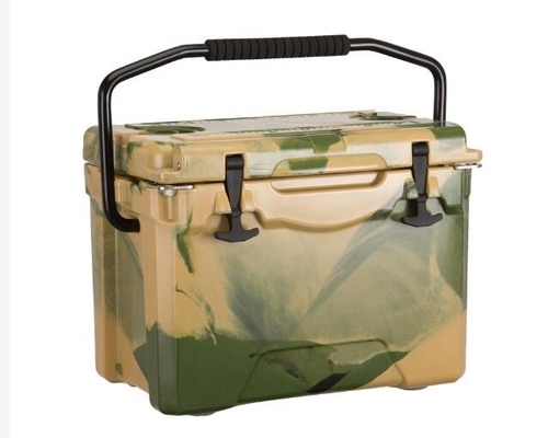 OEM 25QT Roto portatif a moulé la boîte d'articles de pêche extérieure de glace de glacière