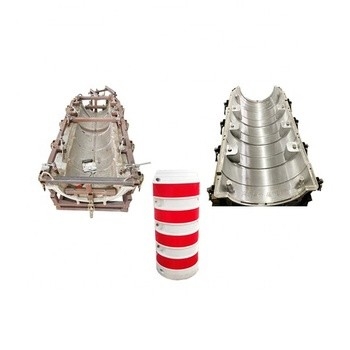 Moule en plastique de Rotomoulding de barrière de route d'OEM