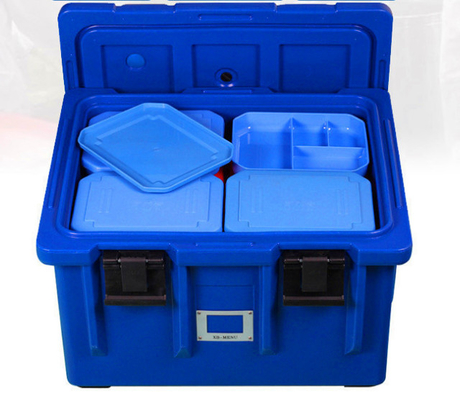Déjeunent la boîte thermo 70L de transport avec les poignées ergonomiques