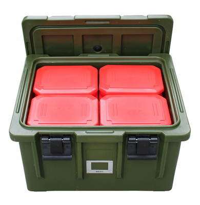 Déjeunent la boîte thermo 70L de transport avec les poignées ergonomiques