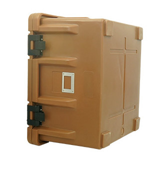 le transport thermique de la nourriture 90L enferme dans une boîte 4 poignées ergonomiques