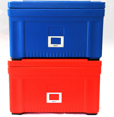 Boîte de transport de nourriture isolée avec poignée en nylon 45L, couvercle amovible, conteneur de restauration rotomoulé LLDPE