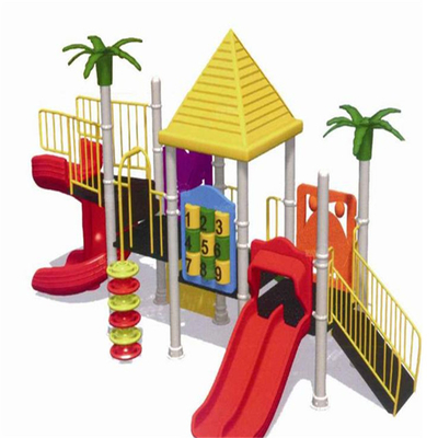 Produits adaptés aux besoins du client de Rotomoulded, terrain de jeu extérieur de glissière d'enfants