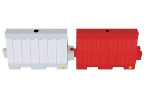 Bâti de rotation en aluminium d'OEM usinant le moule en plastique de barrière du trafic