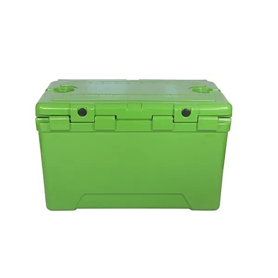 50 l'unité centrale en plastique de mur de la boîte LLDPE de refroidisseur de quart Rotomolded a formé l'isolation