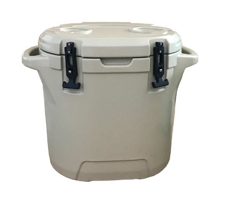 refroidisseur de glace de 25L Rotomolded, boîte plus fraîche ronde campante extérieure
