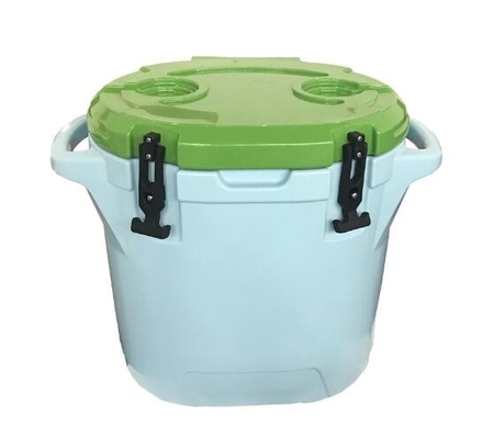 refroidisseur de glace de 25L Rotomolded, boîte plus fraîche ronde campante extérieure
