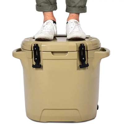 Coffre de glace rond de Rotomoulded de camping extérieur de produits 25L