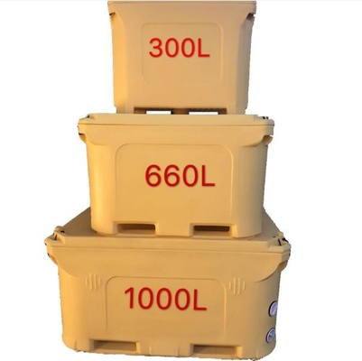 taille externe froide 160*116*87 de conteneur de transport de la nourriture 1000L