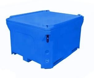 Poubelle 1000L de poissons isolée par produits à double paroi de Rotomoulded