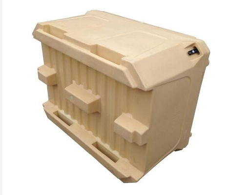 Container de transport d'aliments isolés de 1000L / conteneur de transport d'aliments chauds avec roues en forme de palette au fond