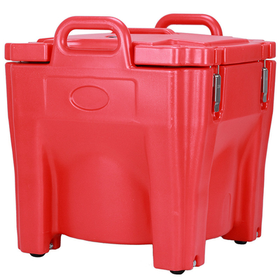30L a isolé le transporteur de soupe le plastique de catégorie que comestible maintiennent chaud avec le réservoir rond d'acier inoxydable